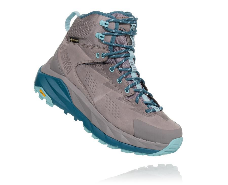 Sapatilhas Hoka One One Feminino Cinzentas - Kaha Gore-Tex - 592-JGREOY